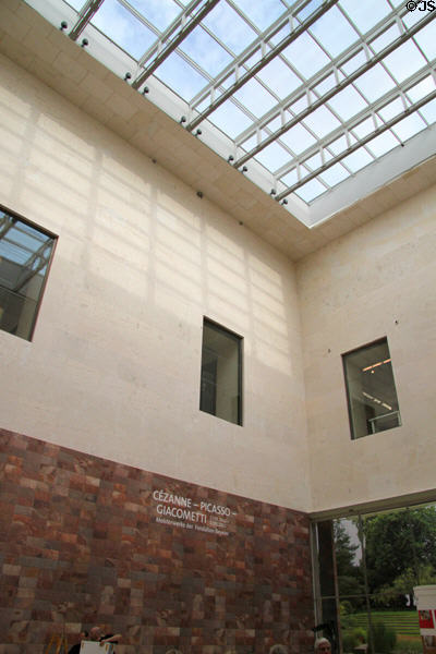 Atrium of Leopold Museum. Vienna, Austria.