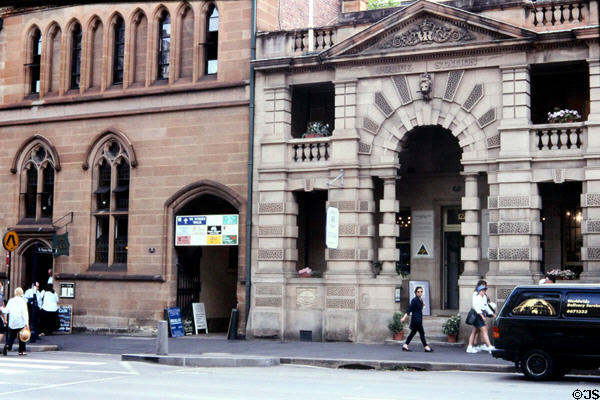 Stone police station in the Rocks area of Sydney. Sydney, Australia.