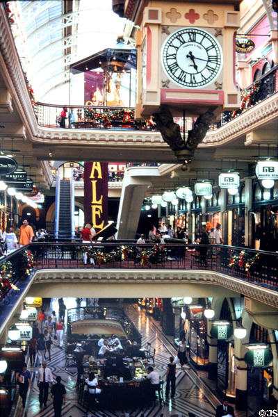 Open interior of Queen Victoria Building. Sydney, Australia.