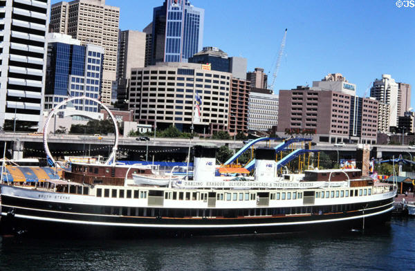 South Steyne ship docked at Darling Harbour. Sydney, Australia.