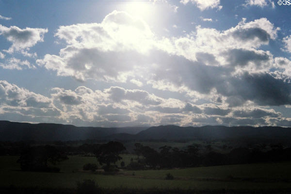 Hills north of Melbourne. Australia.