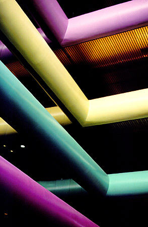 Interior detail of Marriott Crystal Palace on Cable Beach west of Nassau. The Bahamas.
