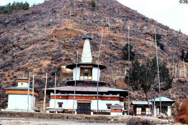 Dungtse Lhakhang temple in Paro. Bhutan.
