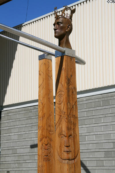 Concept to Creation sculpture by Philip Bews & Diane Gorvin & Rotary Centre for the Arts. Kelowna, BC.