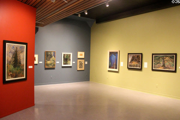 Emily Carr paintings gallery at Art Gallery of Greater Victoria. Victoria, BC.
