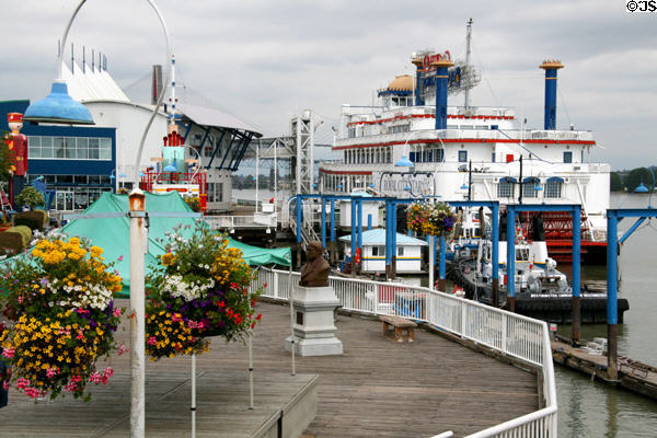 Royal City Star Casino docked at Westminster Quay Public Market. New Westminster, BC.