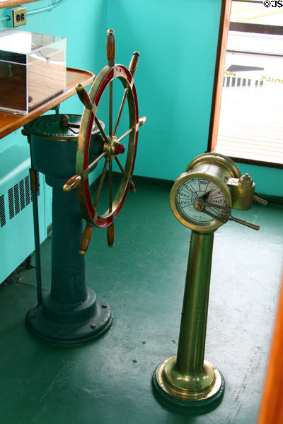 Wheel house of Samson V. New Westminster, BC.