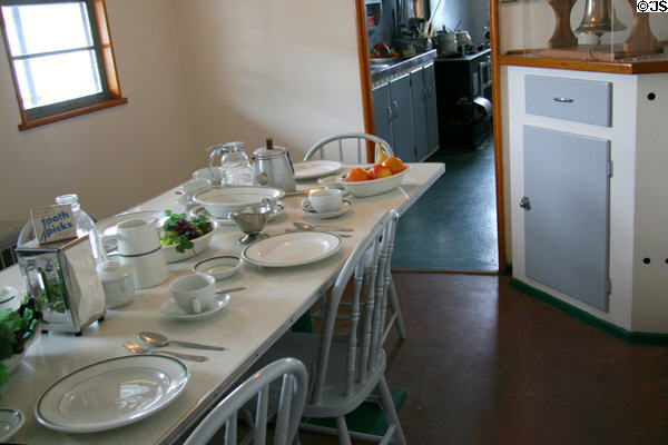 Galley & kitchen of Samson V. New Westminster, BC.
