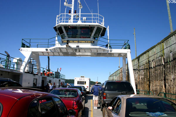 Deer Island Prince II ferry, one of two taken to get from New Brunswick to Campobello Island. NB.