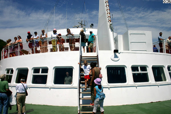 Passengers on Saint John to Digby ferry. Saint John, NB.