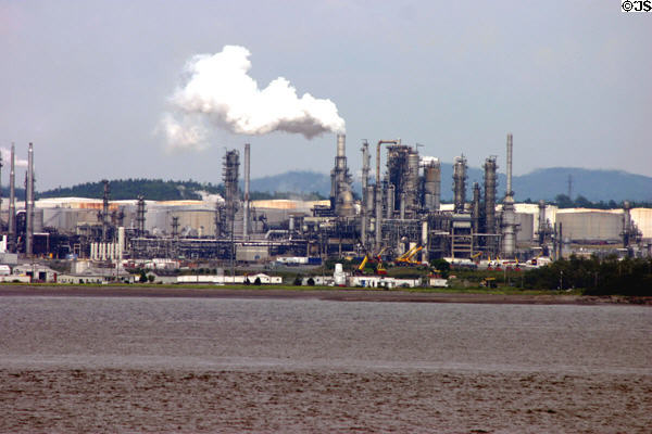 Refinery on Saint John Harbor. Saint John, NB.