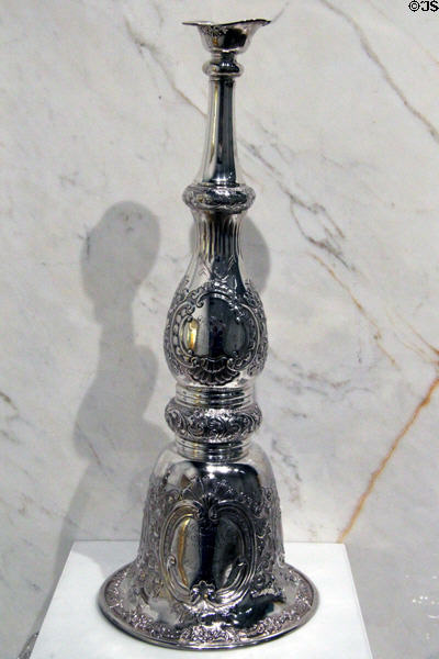 Silver speaking trumpet presented to Union Empire Co. (c1901) by unknown at National Gallery of Canada. Ottawa, ON.