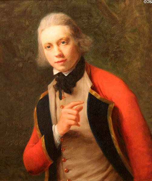 James Wolfe painting (1768) by Nathaniel Hone Royal Ontario Museum. Toronto, ON.