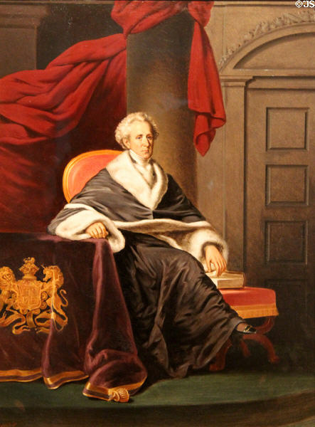 John Beverley Robinson painting (1846) by George Théodore Berthon at Royal Ontario Museum. Toronto, ON.