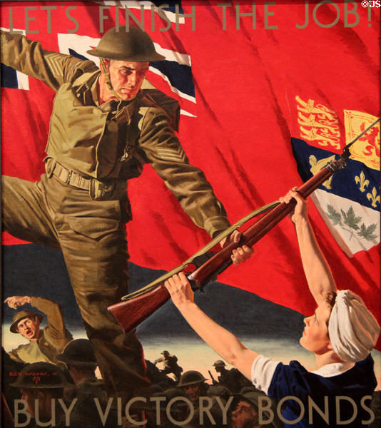 Article art for Canadian Home Journal Nov., 1935 by Rex Woods at Royal Ontario Museum. Toronto, ON.