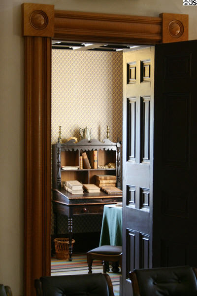 Clerk's room off upper chamber of Province House. Charlottetown, PE.