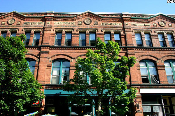 Cameron Block (1884). Charlottetown, PE. Architect: William C. Harris.