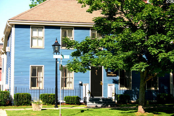 Wellington Hotel (68 Great George St.) was a meeting spot for legislators from 1820-50. Charlottetown, PE. Style: Georgian.