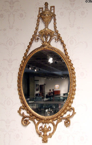 Wall mirror (c1780-90) from Canada at Montreal Museum of Fine Arts. Montreal, QC.