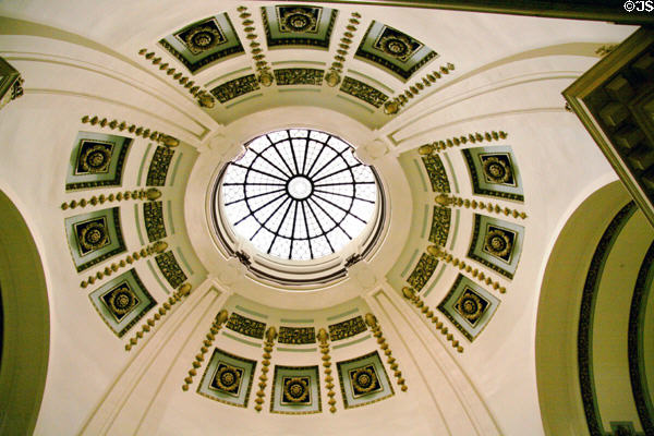 Dome interior at Saskatchewan Legislature. Regina, SK.