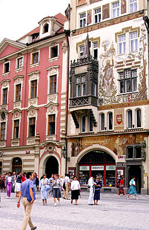 Historic Old Town Square in Prague. Czech Republic.