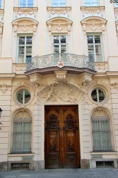 Holnstein Palace (1733-7) residence of Archbishop of Munich on Kardinal-Faulhaber-Straße. Munich, Germany.