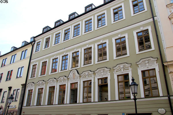 Graf Spreti Palace (c1720) on Kardinal-Faulhaber-Straße. Munich, Germany.