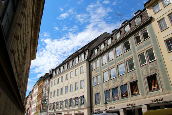 Residenzstraße streetscape. Munich, Germany.