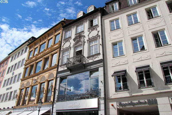Residenzstraße streetscape. Munich, Germany.