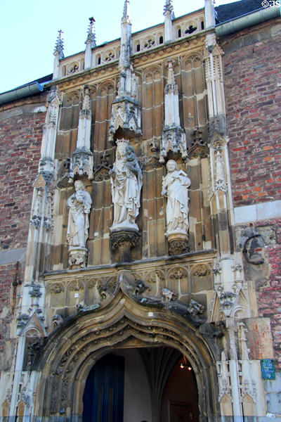 Entrance to Aachen Cathedral Treasury (Domschartzkammer). Aachen, Germany.