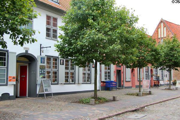 Heritage cloister buildings (c1736) now part of Cultural History Museum. Rostock, Germany.