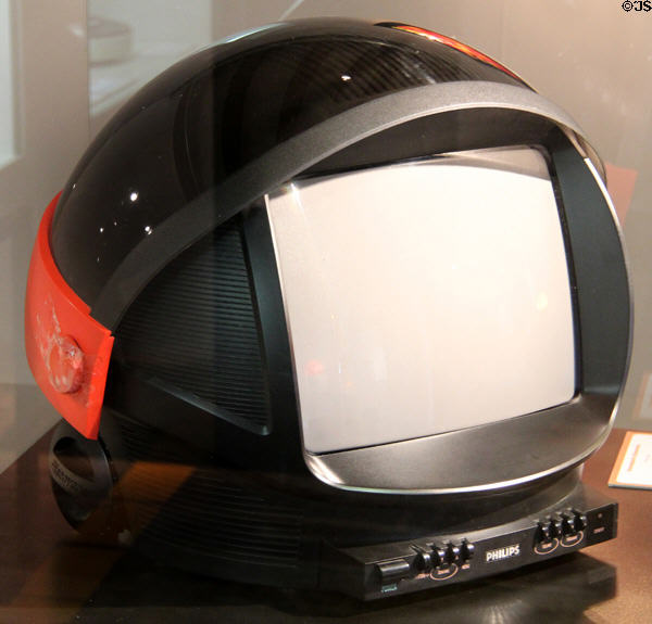 Philips 'Discoverer' TV (c1970) at Schleswig Holstein State Museum. Schleswig, Germany.