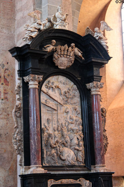 Visit of Three Kings on Orsbeck Altar (1711) at Trier Cathedral. Trier, Germany.