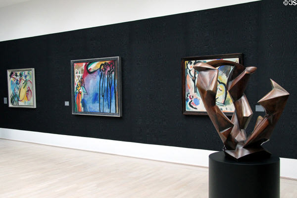 Wassily Kandinsky gallery at Lenbachhaus. Munich, Germany.