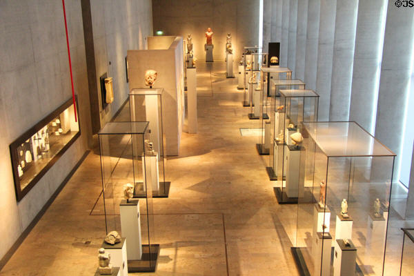 Gallery at Museum Ägyptischer Kunst. Munich, Germany.