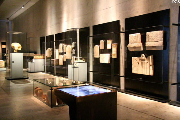 Gallery at Museum Ägyptischer Kunst. Munich, Germany.