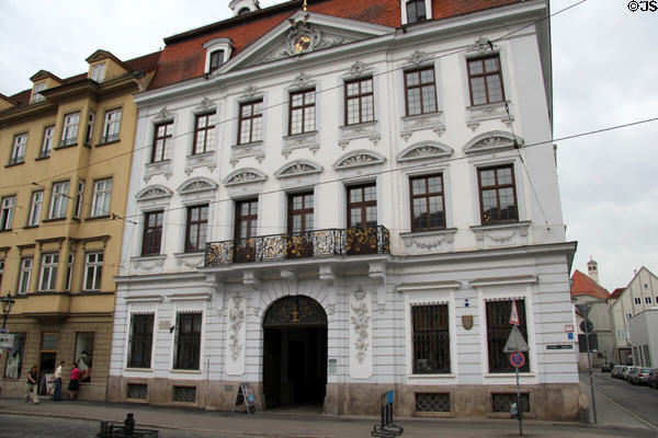 Municipal Art Gallery at Schaezler Palace (Schaezlerpalais) (1767). Augsburg, Germany. Style: Secular Rococo. Architect: Carl Albert von Lespilliez.