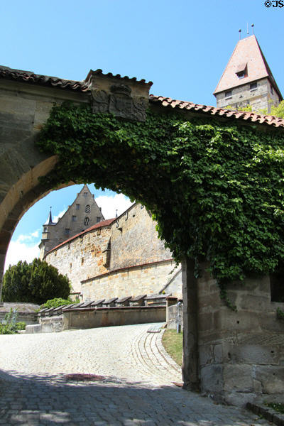 Approach to Coburg Castle. Coburg, Germany.