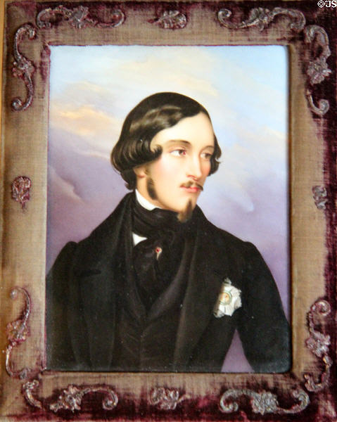 Portrait of Prince Albert, consort of Queen Victoria, at Coburg Castle. Coburg, Germany.