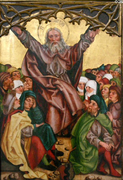 St Andrew painting at St Lawrence Church. Nuremberg, Germany.