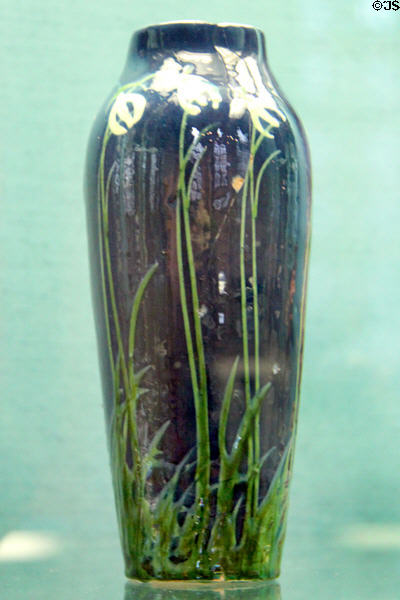 Ceramic vase (c1898) by Max Laeuger of Karlsruhe for Tonwerke Kandern at Germanisches Nationalmuseum. Nuremberg, Germany.
