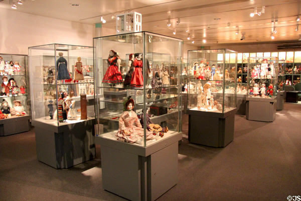 Doll collection at City Toy Museum. Nuremberg, Germany.