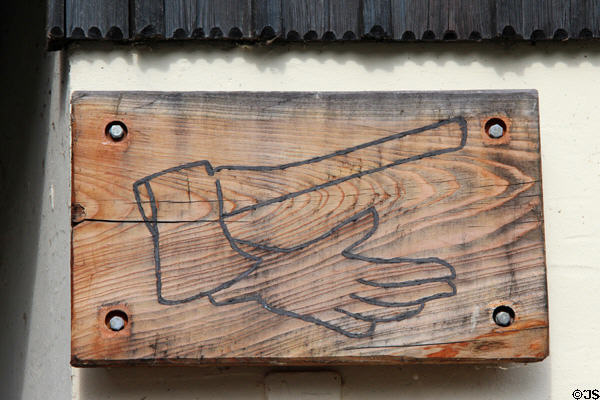 Henkerhaus (Hangman's) Museum sign. Nuremberg, Germany.