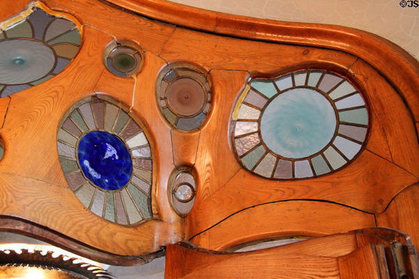 Doorway detail at Casa Batlló. Barcelona, Spain.