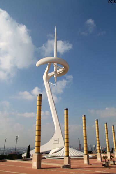 Olympic Tower (1992) for Barcelona Olympic Games. Barcelona, Spain.
