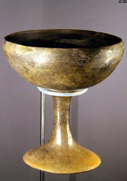 Pottery cup (1,800-1550 BCE) from Granada at Museu d'Arqueologia de Catalunya. Barcelona, Spain.
