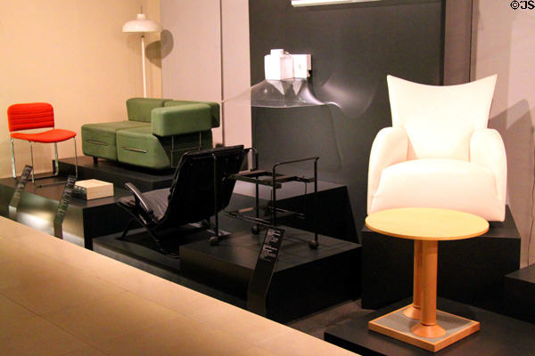 Furniture (late 20thC) Barcelona at Museum of Decorative Arts. Barcelona, Spain.