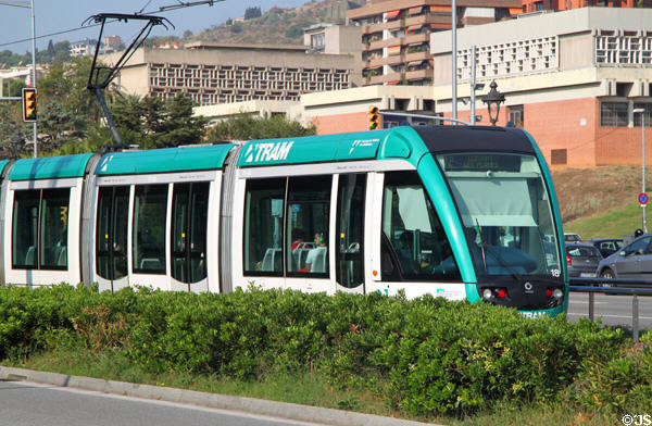Barcelona Tram. Barcelona, Spain.