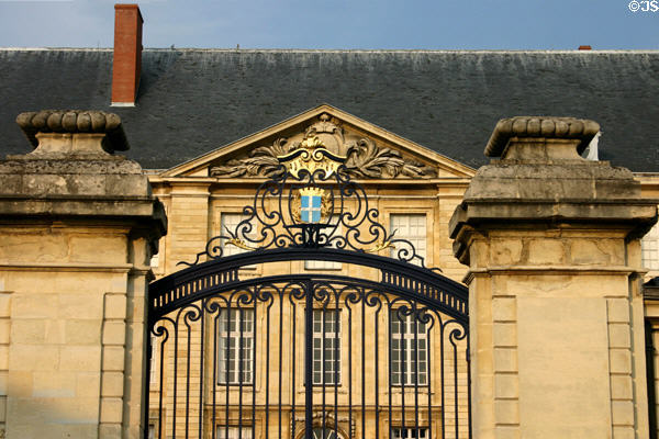 Saint-Remi museum gate. Reims, France.