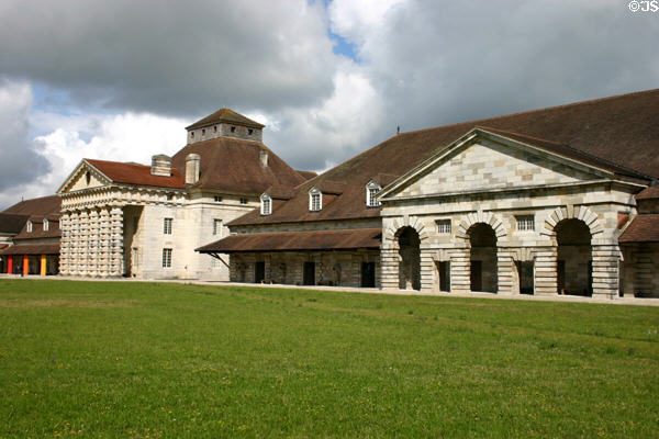 Saline Royale salt production buildings. Arc-et-Senans, France.